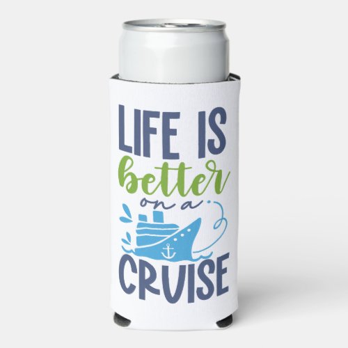 Custom Name Cruise Seltzer Can Cooler
