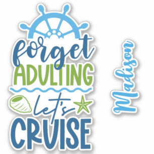 Custom Name Cruise Sticker