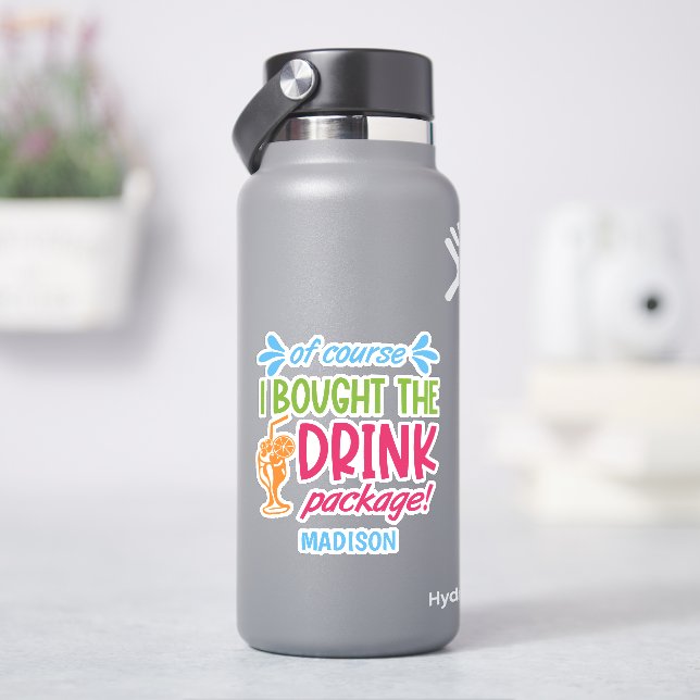 Custom Name Cruise Sticker (HydroFlask)