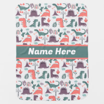Custom Name Cute Dinosaurs Personalized