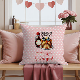 Custom Name Cute Fruits Pun Valentine Gift Accent Throw Pillow