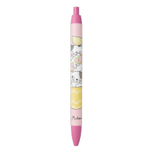 Custom Name Cute Kittens Pen