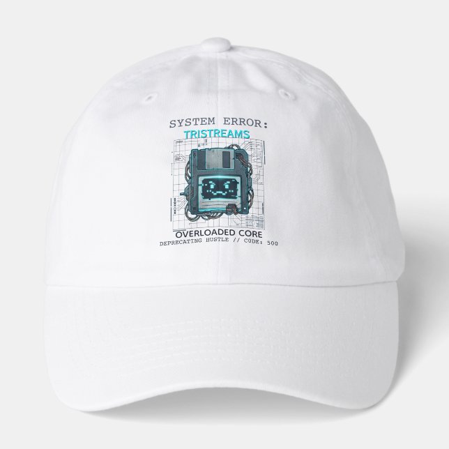 Custom Name Cyberpunk Tech Hat (Front)