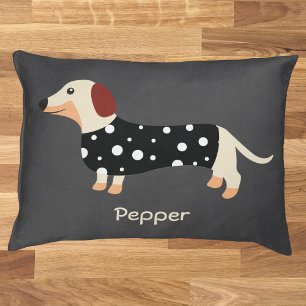 Custom Name Dachshund Dog Doxie Animal Lovers Pet Bed