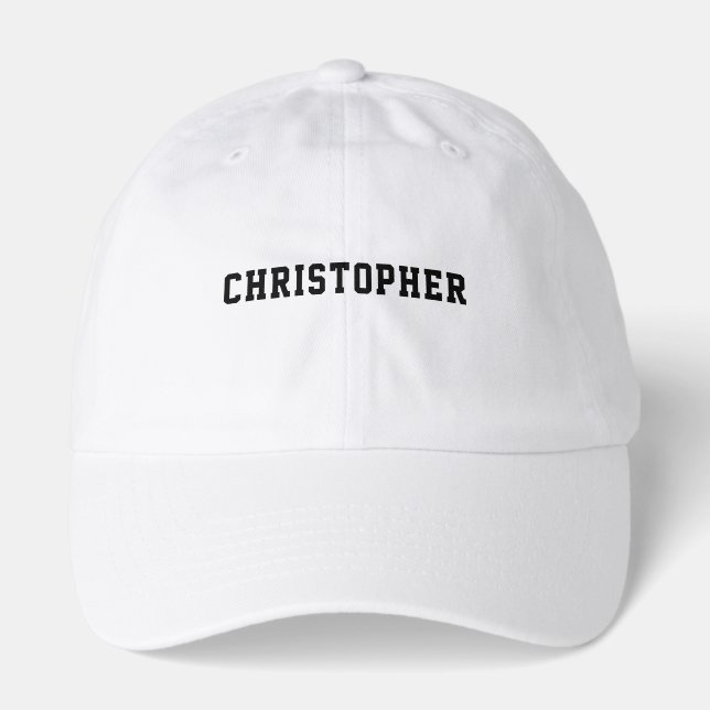 Custom Name Dad Hat Minimal Personalized Style (Front)