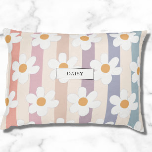 Custom Name Daisy Pet Bed