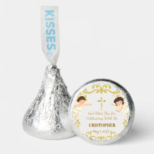 Custom Name & Date Angel Christening Keepsake Hershey®'s Kisses®