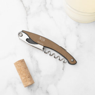 Custom Name Decal Personalized Vinyl Text Waiter's Corkscrew