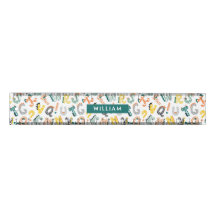 Custom Name Dino Alphabet Pattern Kids
