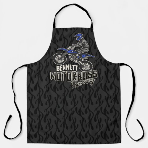 Custom NAME Dirt Bike Rider Motocross Racing Apron