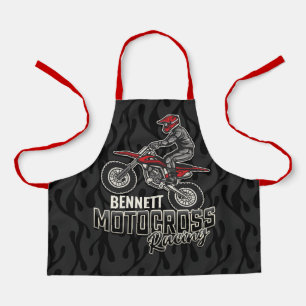 Custom NAME Dirt Bike Rider Motocross Racing Apron