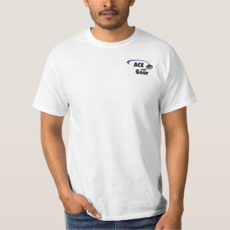 Custom Name - Disc Golfer - Purple Yellow T-Shirt