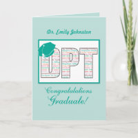 Custom Name Doctor Physical Therapy Graduation DPT