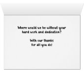 Custom Name Doctors' Day Thanks Gerbera Daisies Cards (Inside Horizontal (Bottom))