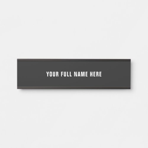Custom Name Door Sign with Your Colors and Font