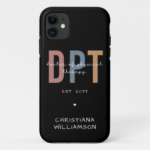 Custom Name DPT Doctor of Physical Therapy iPhone 11 Case