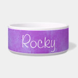 Custom Name DreamCloud Ceramic Pet Bowl<br><div class="desc">CUSTOMISE IT! Storm Cloud Effect Pet Bowl colorful pet bowl featuring a simple storm cloud effect with colorful filter, perfect present for your new little friend on his/her first day home, or for your favorite companion of many years. Add your best friends name for that extra special touch. Check out...</div>
