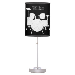 Custom Name Drummer Table Lamp