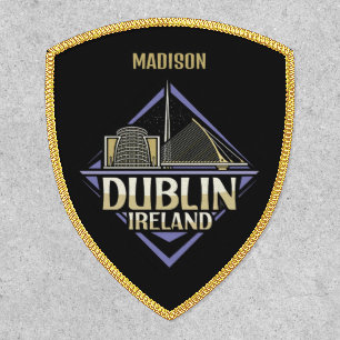 Custom Name Dublin Ireland Patch