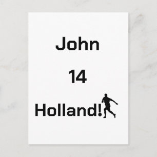 Custom Name Dutch Athletic Keepsake Postcard