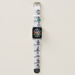 Custom Name | Eight Photo Or Selfie Collage Apple Watch Band at Zazzle