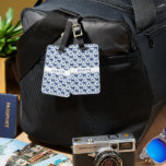 Custom Name Elegant Vintage Floral Blue Bows Luggage Tag<br><div class="desc">Travel pretty! This vintage floral luggage tag with dainty blue and your custom name adds timeless charm while keeping your bags stylish and easy to spot.</div>