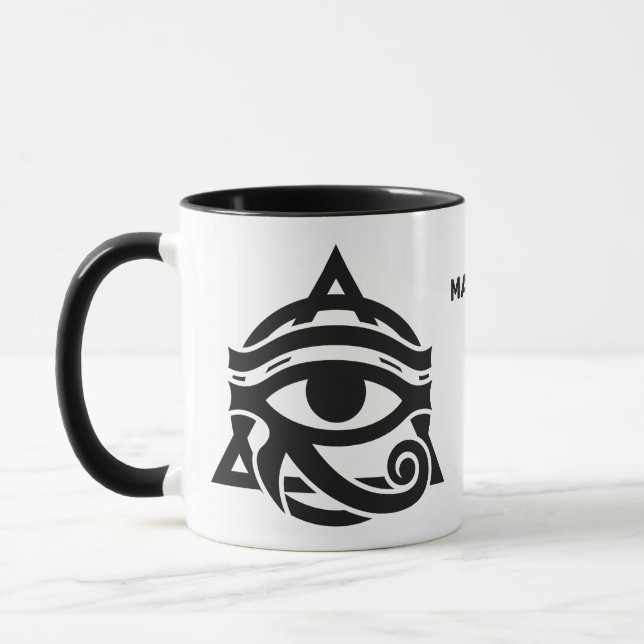 Custom Name Eye of Horus Mug (Left)