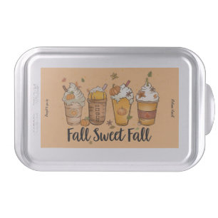 Custom Name Fall Sweet Fall Cake Pan with Lid
