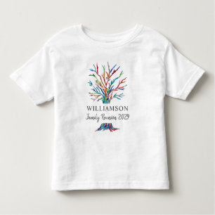 Custom Name Family Tree Family Reunion Toddler T-shirt