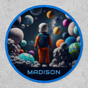 Custom Name Fantasy Space Kid Patch