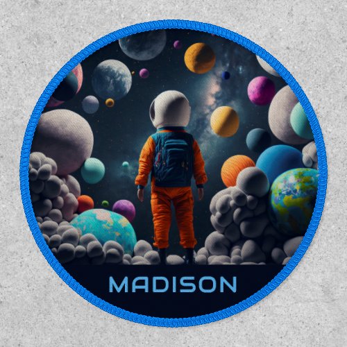 Custom Name Fantasy Space Kid Patch