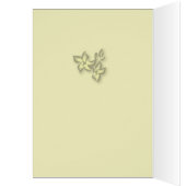 Custom Name Feast of St. Joseph Brown Cards (Inside (Left))