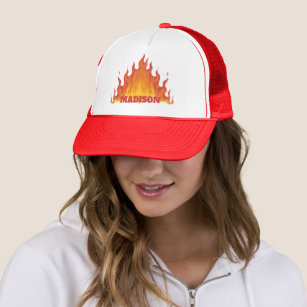 Custom name FIRE hats