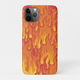 Custom name FIRE phone cases