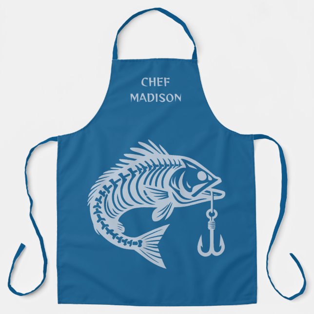 Custom Name Fish Apron (Front)