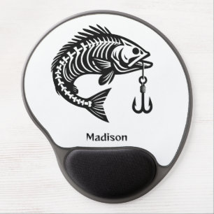 Custom Name Fish Gel Mouse Pad