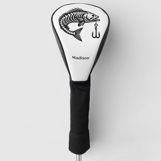 Custom Name Fish Golf Head Cover (Front)