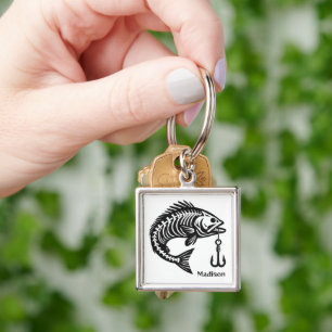 Custom Name Fish Keychain