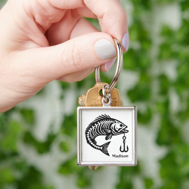 Custom Name Fish Keychain (Hand)