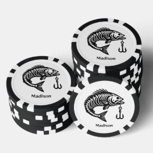 Custom Name Fish Poker Chips