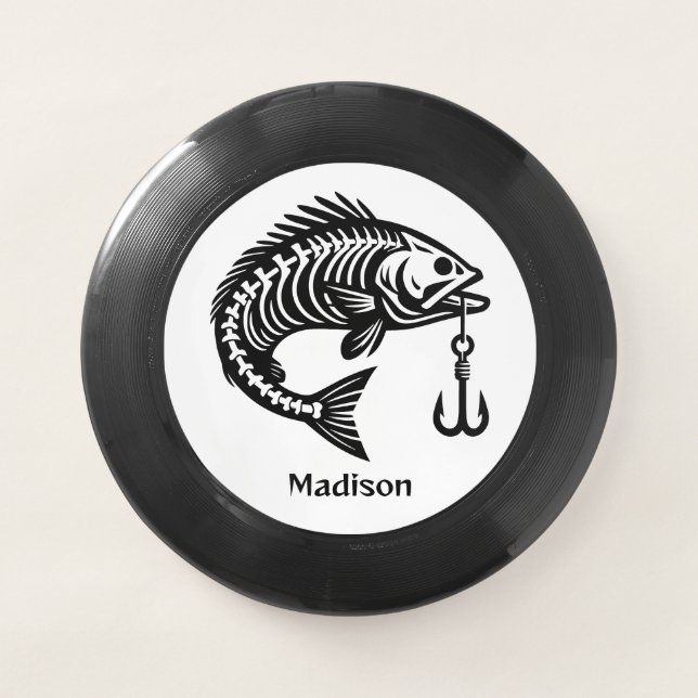 Custom Name Fish Wham-O Frisbee (Front)
