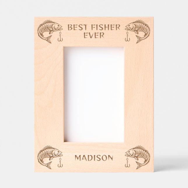 Custom Name Fisher Engraved Frames (Front)