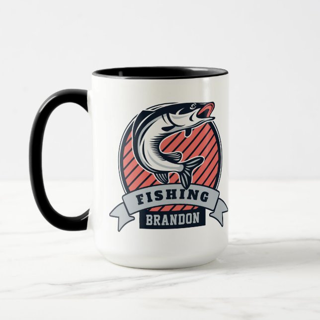 Custom name Fisher mugs (Left)