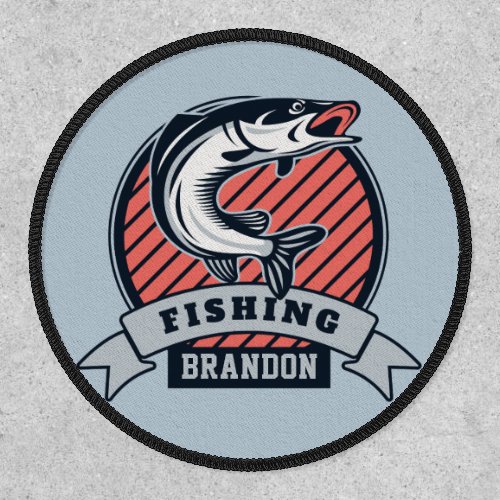 Custom Name FISHING Patch