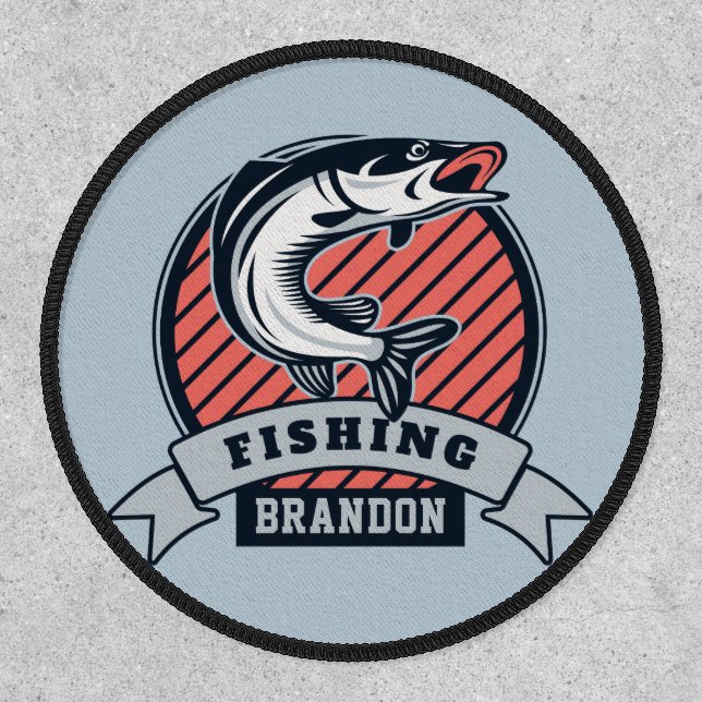 Custom Name FISHING Patch (Front)