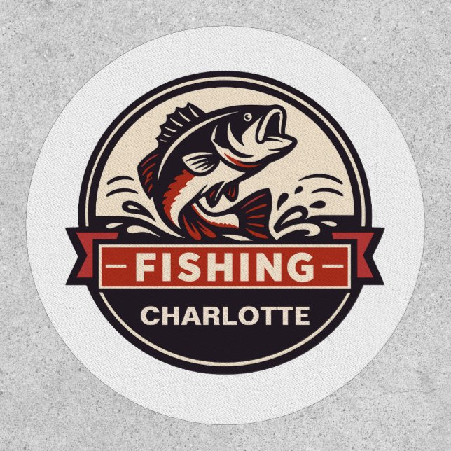 Custom Name Fishing Patch (Front)