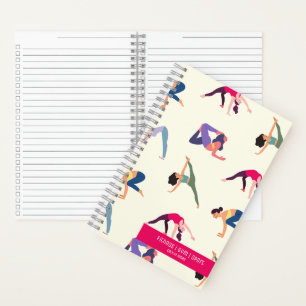 Custom name fitness gym sport trackers journal