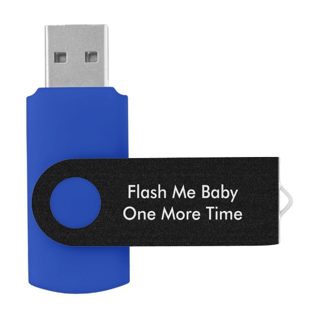 Custom Name Flash Me Baby One More Time USB Stick Drive (Opened)