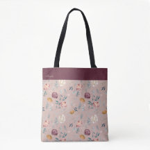 Custom Name Floral Pattern 