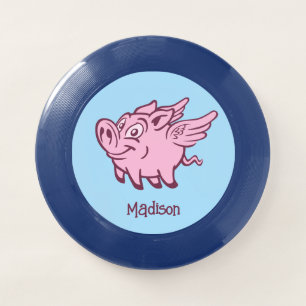 Custom Name Flying Pig Wham-O Frisbee